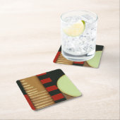 Zeitgenössisches Loft-Style-Lackieren Rechteckiger Pappuntersetzer (Vor Ort)