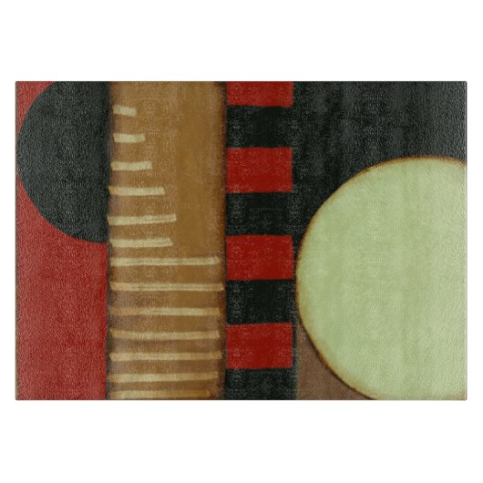 Zeitgenössisches Loft-Style-Lackieren Schneidebrett (Vorderseite)