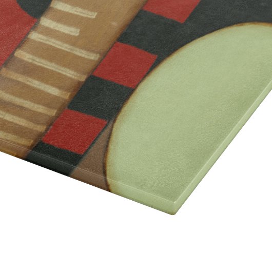 Zeitgenössisches Loft-Style-Lackieren Schneidebrett (Ecke)