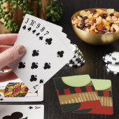 Zeitgenössisches Loft-Style-Lackieren Spielkarten (In Situ)