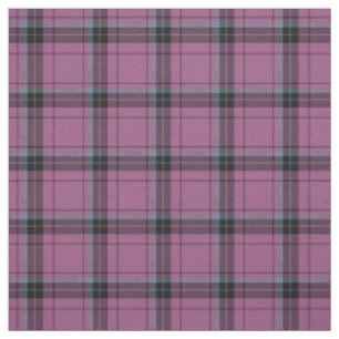 Zeitgenössisches Magenta-Schottisch Kariert Stoff
