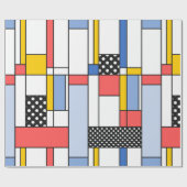 Zeitgenössisches Mondrian Art Packpapier (Flach)