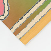 Zeitgenössisches Mosaik Fleecedecke (Ecke)