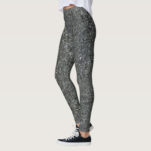Zeitgenössisches Mosaik gemustert Leggings (Links)