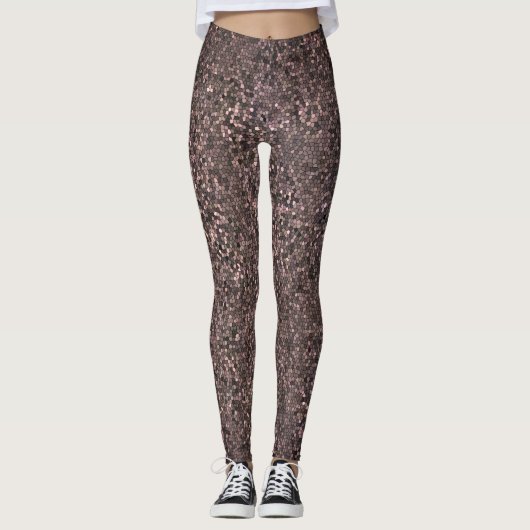 Zeitgenössisches Mosaik gemustert Leggings (Vorderseite)