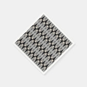 Zeitgenössisches Musterpapier Napkin aus dem Mitte Serviette (Ecke)