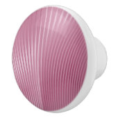 Zeitgenössisches Pearlized Seashell Soft Pink Keramikknauf (Rechts)