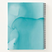 Zeitgenössisches Rezept für Alkohol Tinte Blaues D Notizblock (Rückseite)