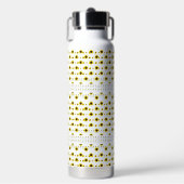 Zeitgenössisches Rustikales Sonnenblumenmuster Trinkflasche (Vorderseite)