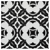 Zeitgenössisches Schwarz-Weiß-Muster Stoff (Muster)
