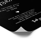 Zeitgenössisches Schwarze Zeitkapsel 1. Geburtstag Poster (Ecke)