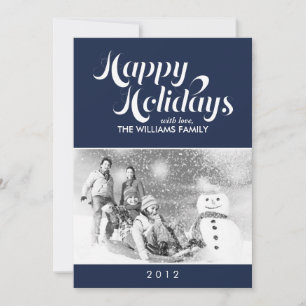 Zeitgenössisches Script-Foto Weihnachten