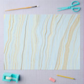 Zeitgenössisches Strandblau mit Linen Decoupage Seidenpapier (Basteln)