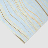 Zeitgenössisches Strandblau mit Linen Decoupage Seidenpapier (Ausschnitt)