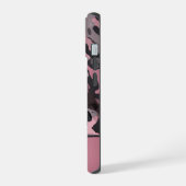 Zeitgenössisches Tarnmuster iPhone 15 Hülle (Linke Seite)