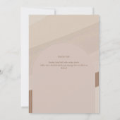 Zeitgenössisches trostloses FOTO DANKE INVITA Einladung (Rückseite)