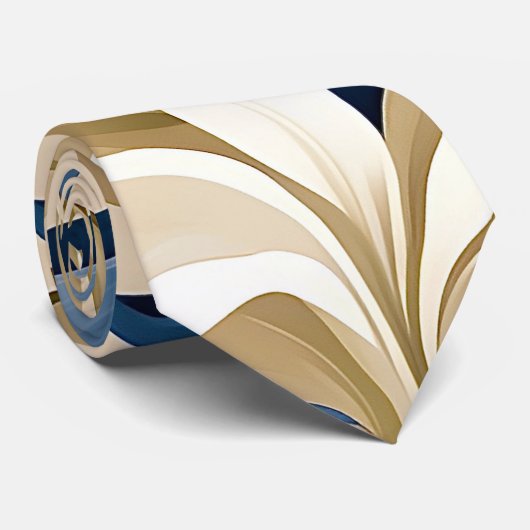 Zeitgenössisches Waldorfmuster Krawatte (Gerollt)