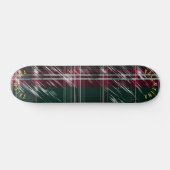 Zeitgenössisches Weihnachts-Kariert-Skateboard-Dec Skateboard (Horizontal)