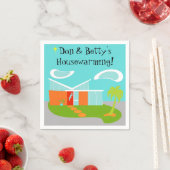 Zeitgenössisches Zeitschrift "Napkins" zum Cartoon Serviette (Beispiel)