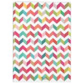 Zeitgenössisches Zickzack Muster-Klippbrett Klemmbrett (Rückseite)