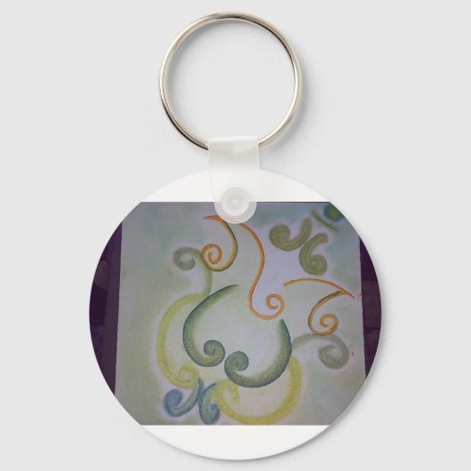 ZeitgenössischGanesh2 Schlüsselanhänger (Vorderseite)