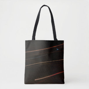 Zeitgesteuerte Fotografie der braunen Linie Tasche