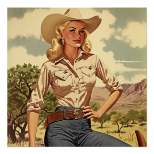 Zeitgetestete Cowgirl-Liebe: Wildwest-Geflüster Poster