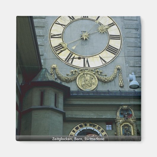 Zeitglocken, Bern, Schweiz Magnet (Vorne)