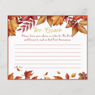 Zeitkapsel-Beratung Paar-Brautparty-Karte Flyer