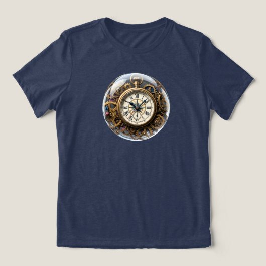 Zeitkapsel Tri-Blend Shirt (Design Vorderseite)