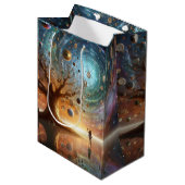 Zeitkeepers' Grove Mittlere Geschenktüte (Vorderseite Schrägansicht)