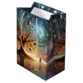 Zeitkeepers' Grove Mittlere Geschenktüte (Rückseite Schrägansicht)
