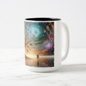 Zeitkeepers' Grove Zweifarbige Tasse (VorderseiteRechts)