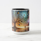 Zeitkeepers' Grove Zweifarbige Tasse (Mittel)