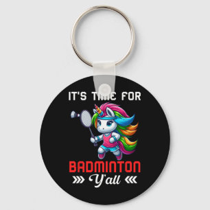 Zeitkostüm für Badminton Kostüm Farbiges Einhorn Schlüsselanhänger