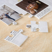 Zeitleiste der Beziehungen | Niedlich Personalisie Puzzle (Seite)