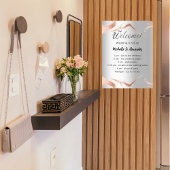 Zeitleiste des Goldmarmorprogramms für die Hochzei Poster