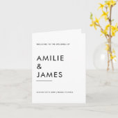 Zeitleiste des Programms "Minimalistische Hochzeit Karte (Gelbe Blume)