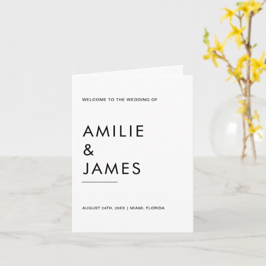 Zeitleiste des Programms "Minimalistische Hochzeit Karte (Gelbe Blume)