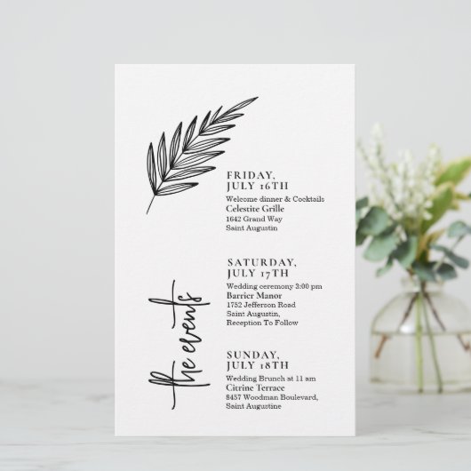 Zeitleiste geschriebene Hochzeiten (Stehend Vorderseite)