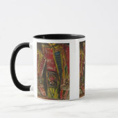zeitliche quadratische Alien Tasse (Links)