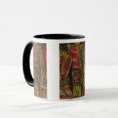 zeitliche quadratische Alien Tasse (Vorderseite Links)