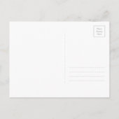 Zeitlicher Save the Date Postkarte (Rückseite)