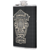 Zeitlimit-Zug-Flasche mit Band-Logo-Rückseite Flachmann (Links)