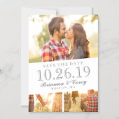 Zeitlos 3-Foto- Magneteinladung (Vorderseite)