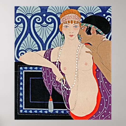 Zeitlos Art Deco Elegance - George Barbier Poster (Vorne)