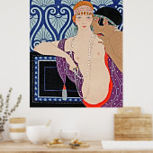 Zeitlos Art Deco Elegance - George Barbier Poster (Küche)