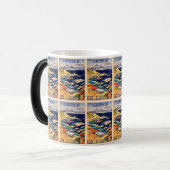 Zeitlos Athen Hafen Griechenland Verwandlungstasse (Vorderseite Links)