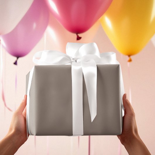 Zeitlos - Beige-graues Wrapping Paper Geschenkpapier