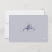 Zeitlos - Bereaving Vielen Dank Anmerkung Dankeskarte (Rückseite)